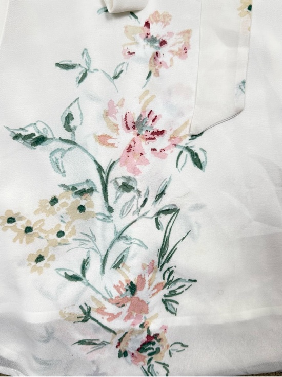 ASTR The Label Ivory Floral Wrap Dress Size XS Spring Easter Feminine - Picture 3 of 5